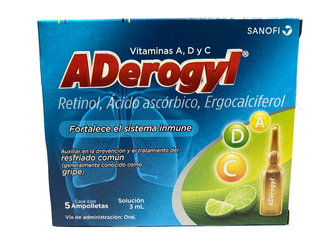 ADEROGYL C 5 AMP.3 ML