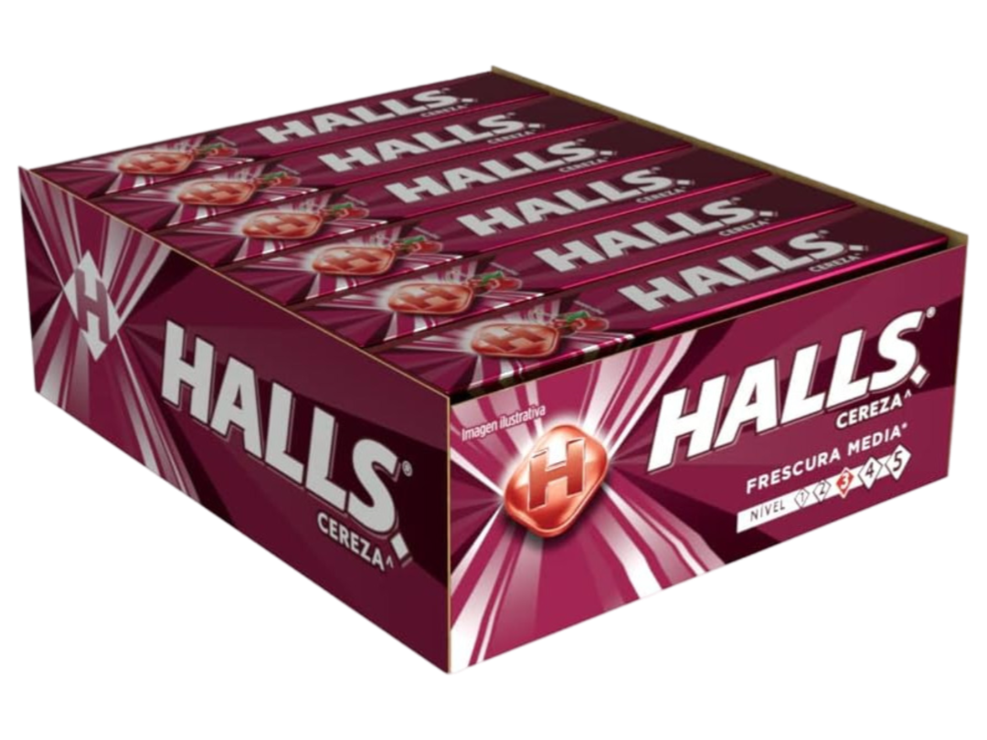 MONDELEZ HALLS CEREZA 30 12 PZ